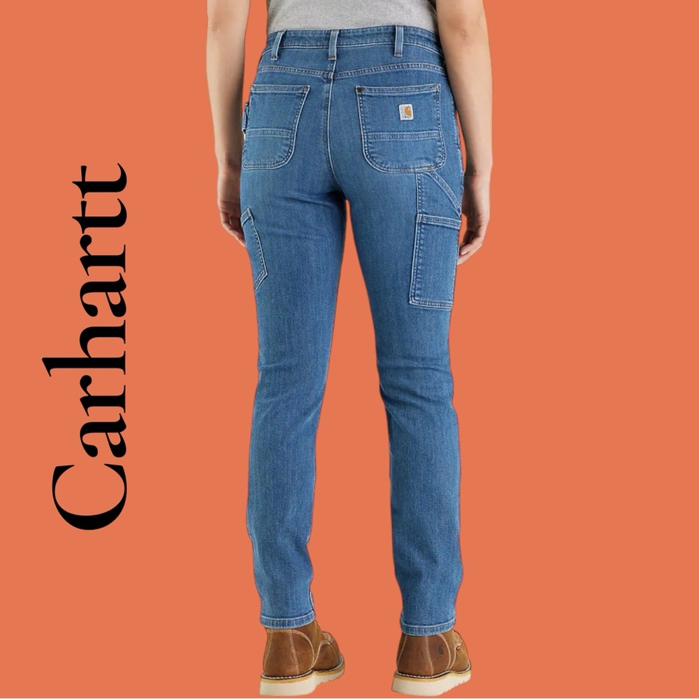 Carhartt Women's Straight Leg, Carpenter style Work Jeans. Sz 6. New with tags!